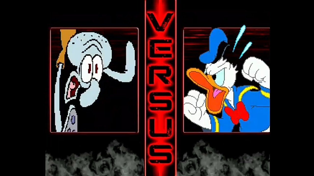 M.U.G.E.N #60: Squidward vs Donald Duck