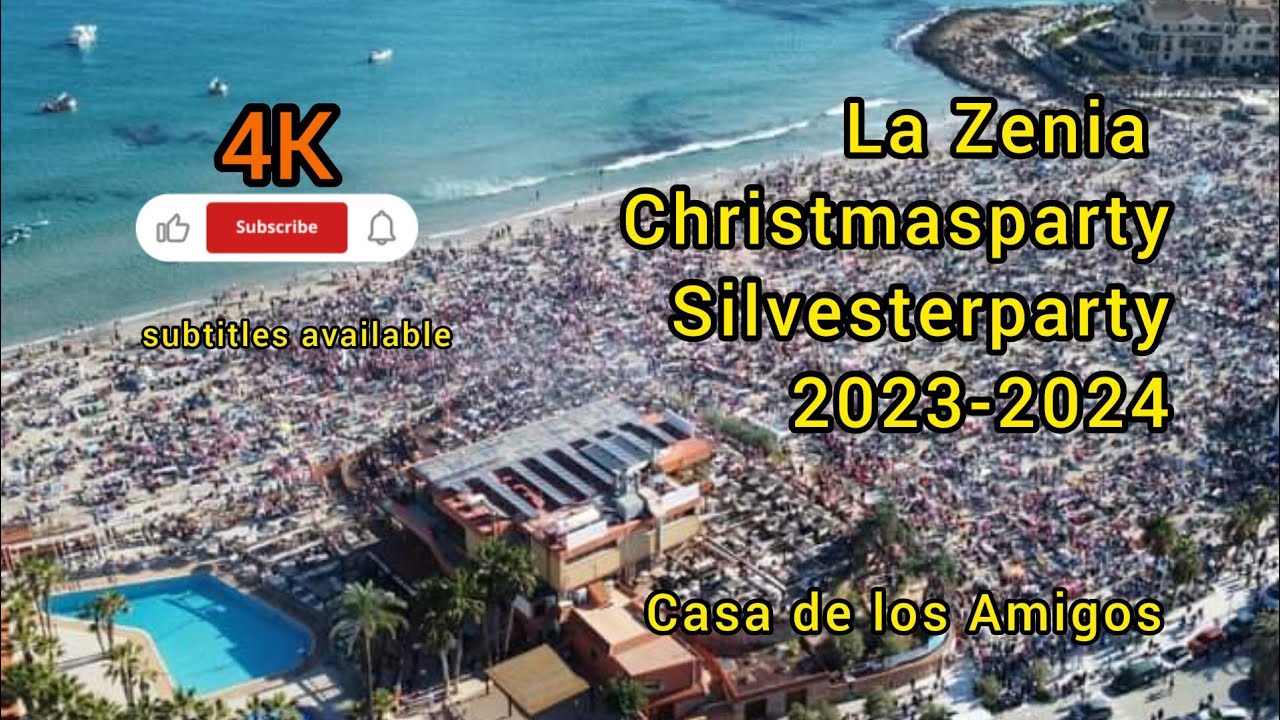Kerstdag en oudjaarsavond 2023-2024 La Zenia Beach, Orihuela Costa