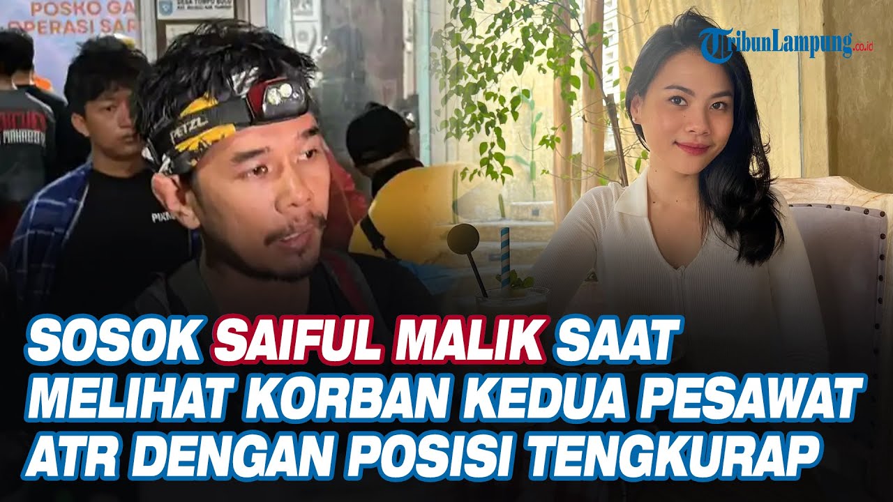 Sosok Saiful Malik saat Melihat Korban Kedua Pesawat ATR dengan Posisi Tengkurap
