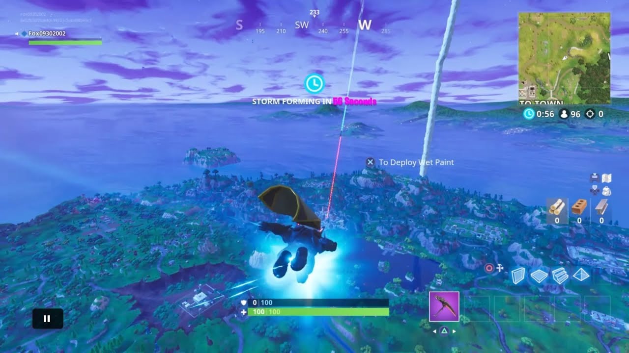 Fortnite The Nuke Took Off And Almost Hit Tilted Towers