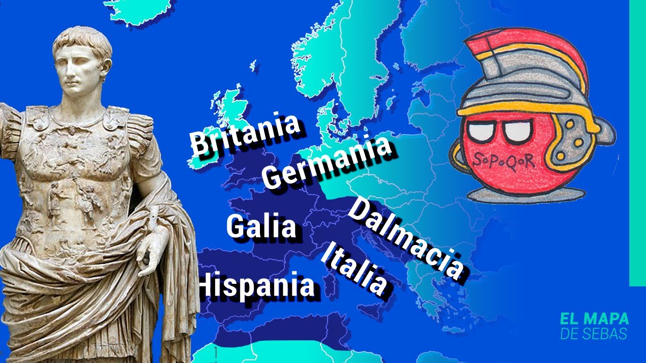 🌏🌏&iquest;Qu&eacute; PROVINCIAS del IMPERIO ROMANO correspondieron a los PA&Iacute;SES ACTUALES (en Europa)? 🌏🌏