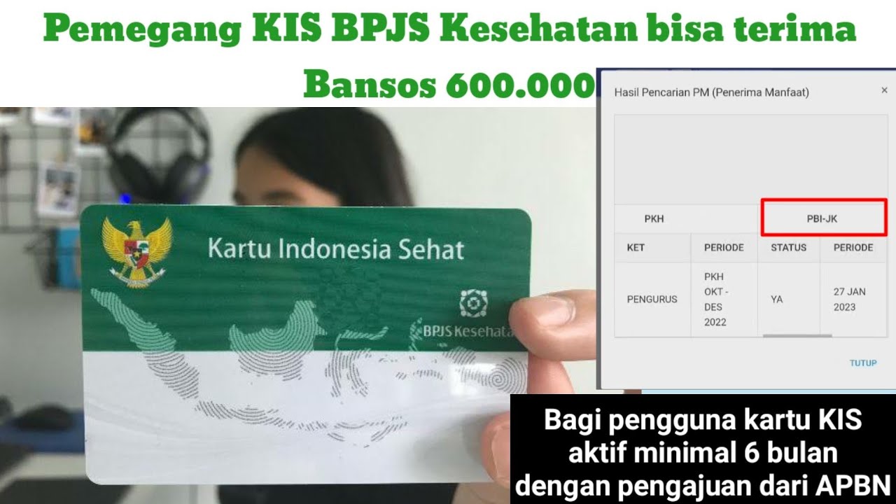 CARA MENCAIRKAN BANSOS PEMILIK BPJS KIS 2023