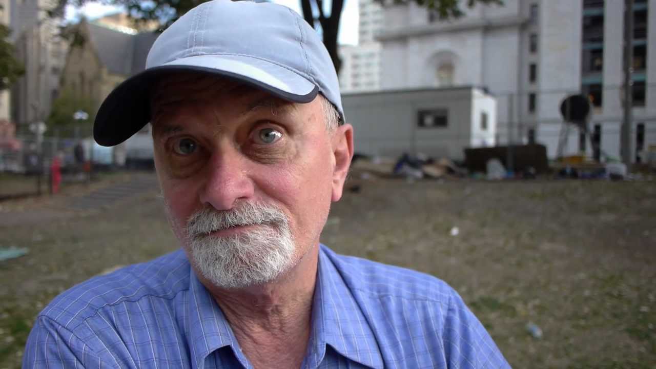 Ron is 65 years-old and is spending his retirement years homeless.