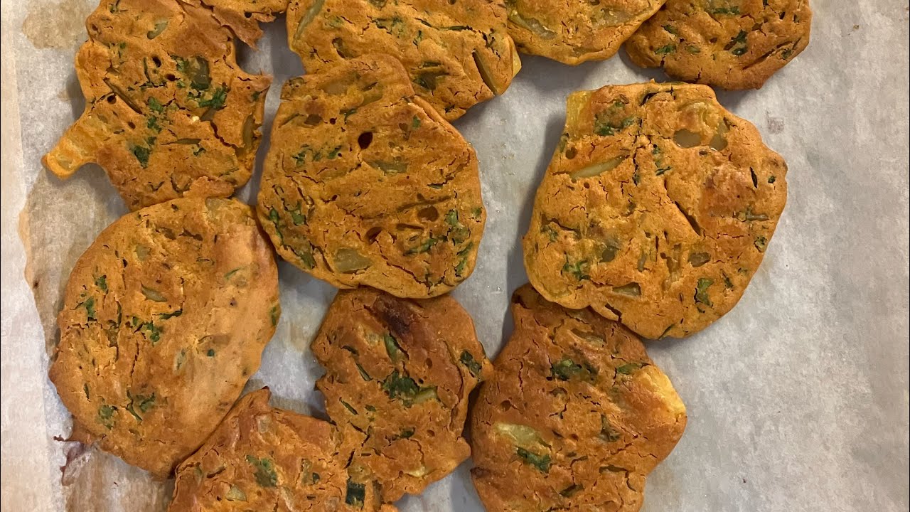 How to make crispy 👌😊healthy baked pakora for snacks in my way