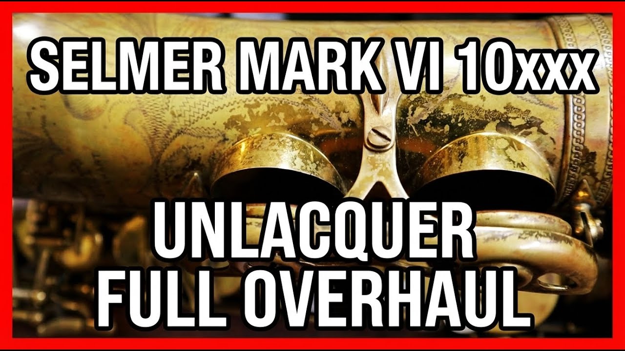 Полный капитальный ремонт Selmer Mark VI (100 000 раз)