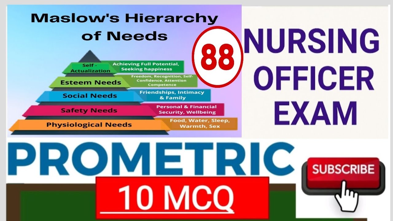 "Nursing Officer & Prometric Quick Revision |Top-Rated Topics with Quiz / MASLOW THEORY /DAY # 88