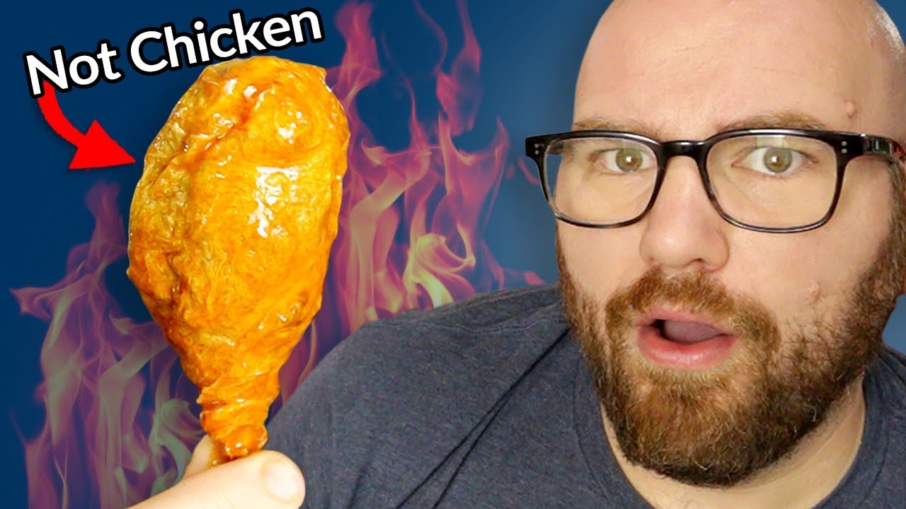 Making ASTONISHINGLY Realistic HOT WINGS with Jackfruit, Soy Skin & Sugar Cane!