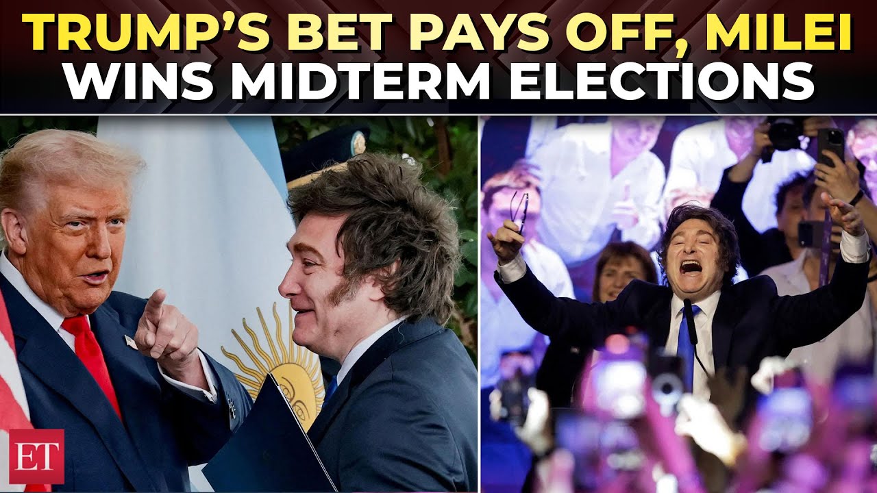 Argentine Midterm Elections: Javier Milei's party wins big in lower house vote after Trump's bailout