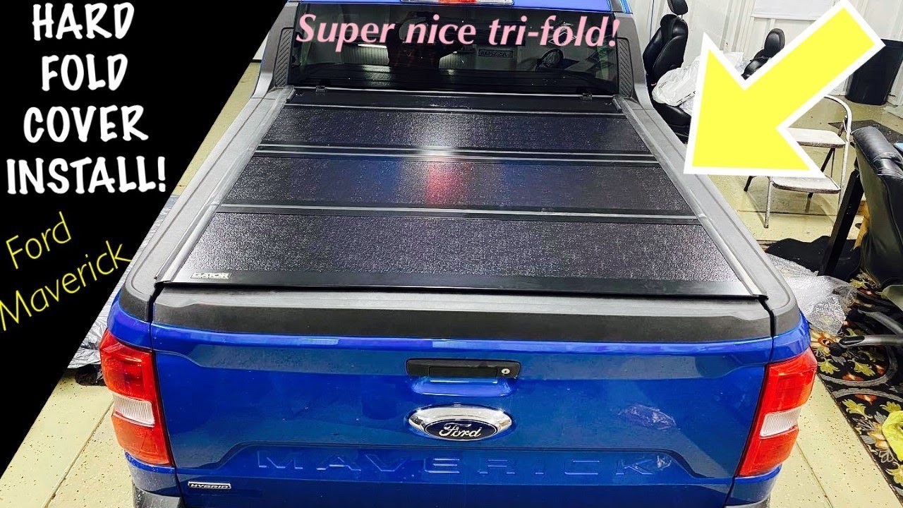 FORD MAVERICK HARD FOLD BED COVER INSTALL!  (TRI- FOLD TONNEAU COVER)
