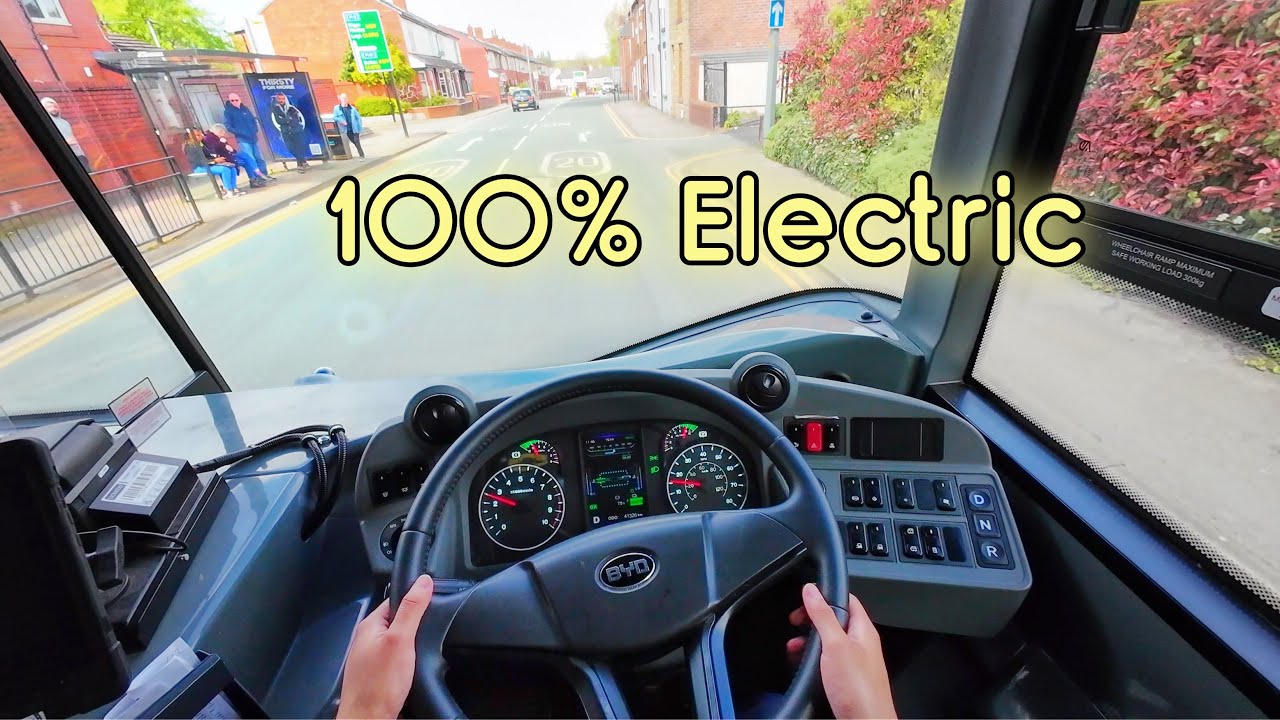 BYD Full Electric Bus Drive POV
