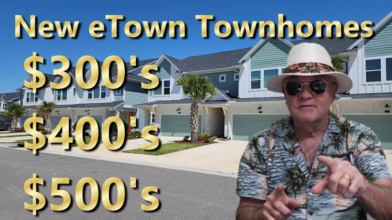 NEW eTown Town Homes | Jacksonville Florida | 3 Models