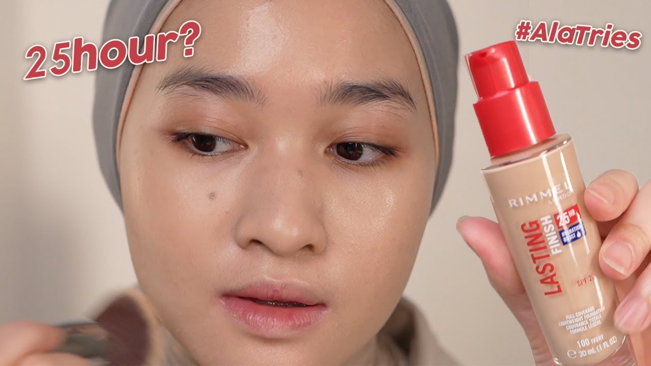 #Alatries Rimmel Lasting Finish 25hr Foundation ! | Kiara Leswara