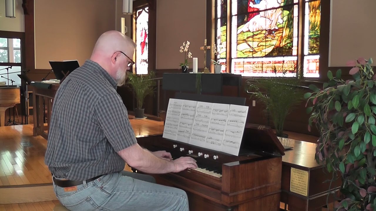 MOURLAN:  Verset & Offertoire (F major), played on Bertheaux harmonium