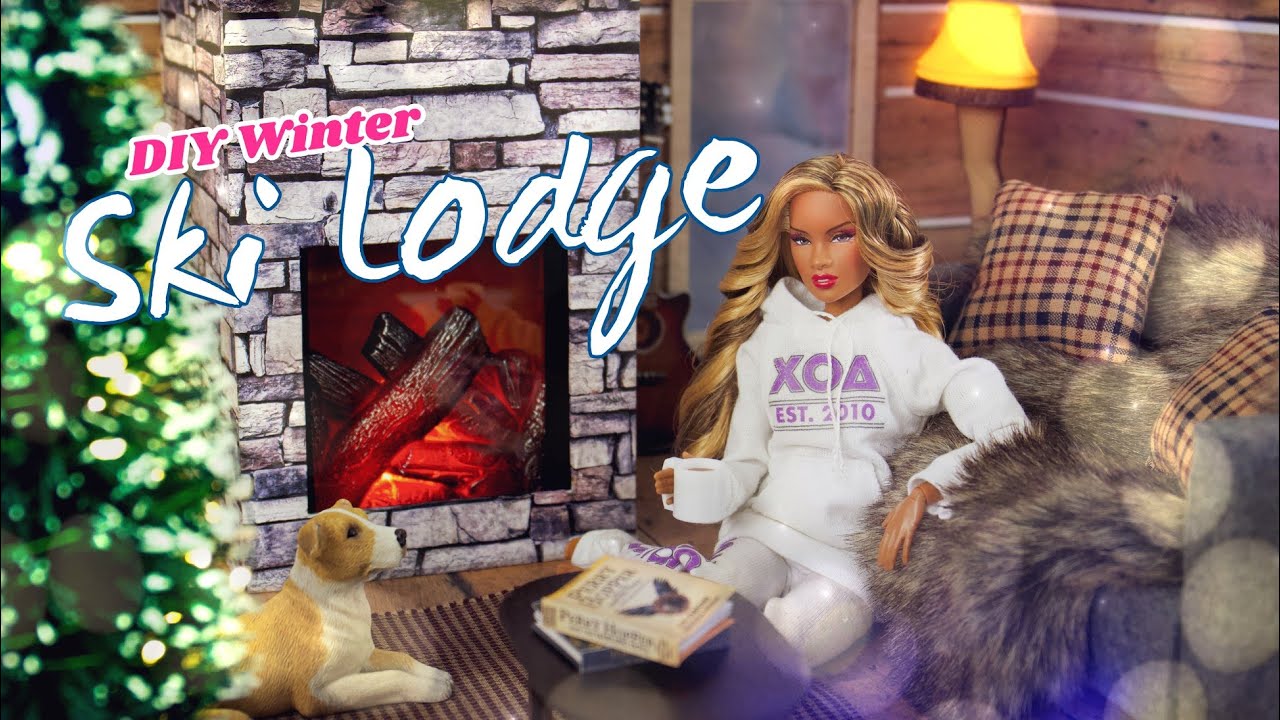 DIY - How to Make: Miniature Winter Ski Lodge