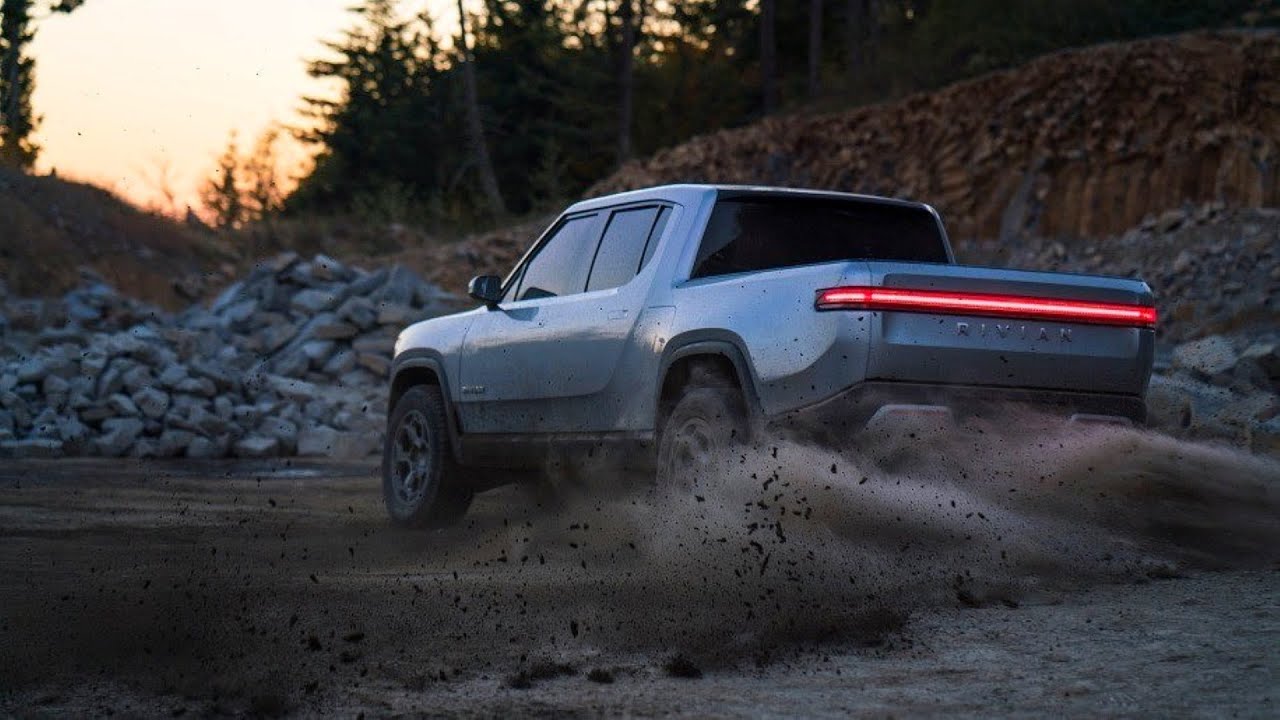 Rivian R1T Electric Adventure Vehicles Tank Turn