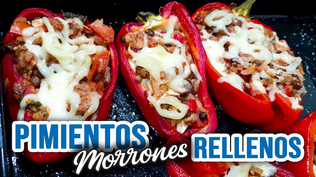 Pimientos rellenos al horno: receta paso a paso, fácil y deliciosa
