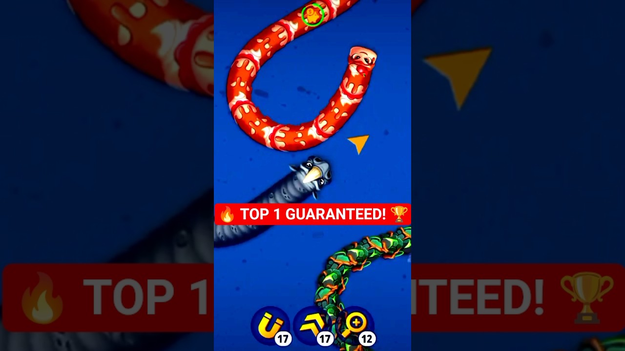 🐍 Huge Kill Streak in Worms Zone 🔥 #gaming #shorts #viral