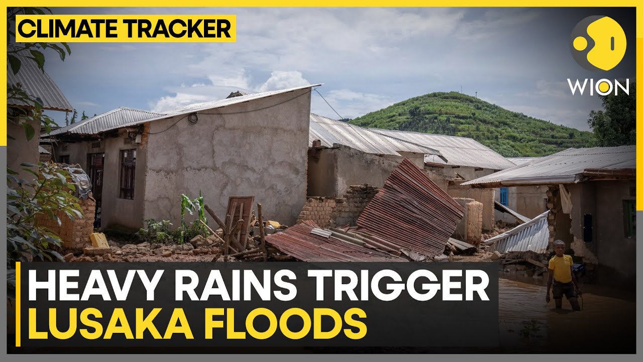 Lusaka Floods: Roads Underwater, Life Grinds to Halt | WION Climate Tracker