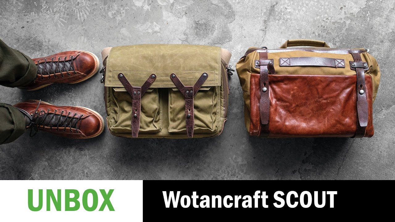 РАСПАКОВКА: Новая винтажная техническая сумка Wotancraft SCOUT (Лучшая повседневная сумка?)