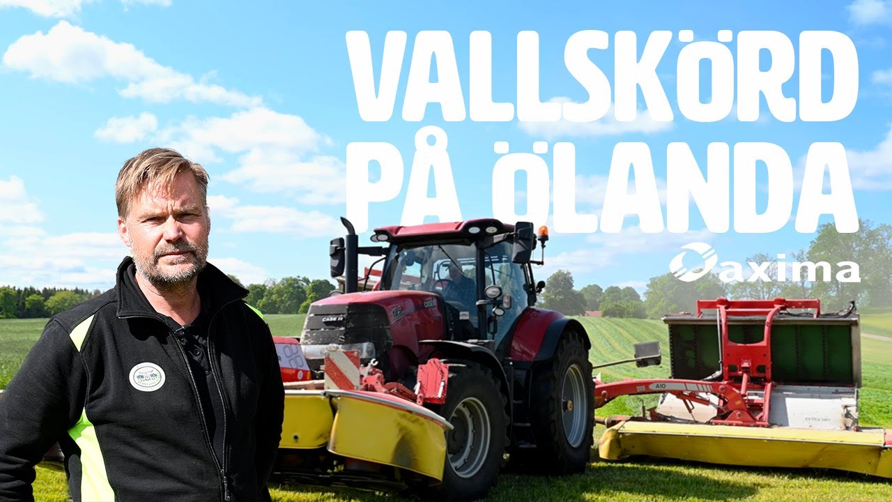 Vallskörd på Ölanda Gård | Case IH Puma 185CVX | Optum 300CVX | Maxxum 120CVX