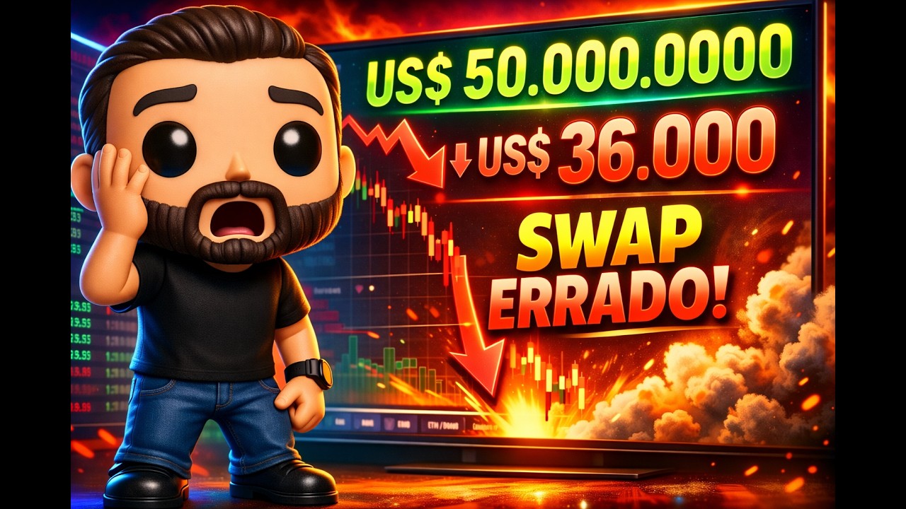 Trader PERDEU US$ 50 MILHÕES por erro EM TROCA de CRIPTO...| Hora do Brunch #1033