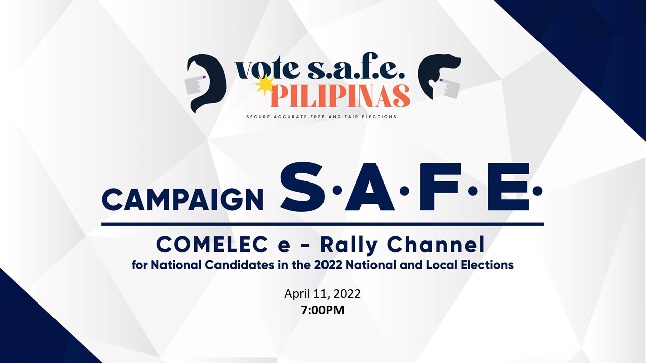 52nd COMELEC e Rally for the 2022 National and Local Elections