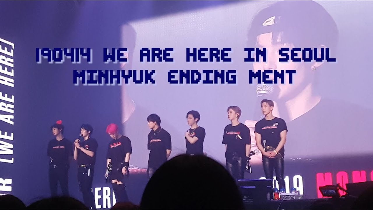 190414 WE ARE HERE IN SEOUL 몬스타엑스 민혁 너를 사랑할 수밖에 없는 이유