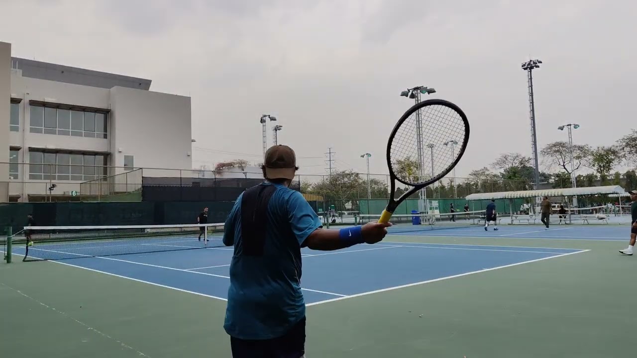 #Tennis Senior#กู้-ตุ้ม VS พิมล-จอมScore4:3