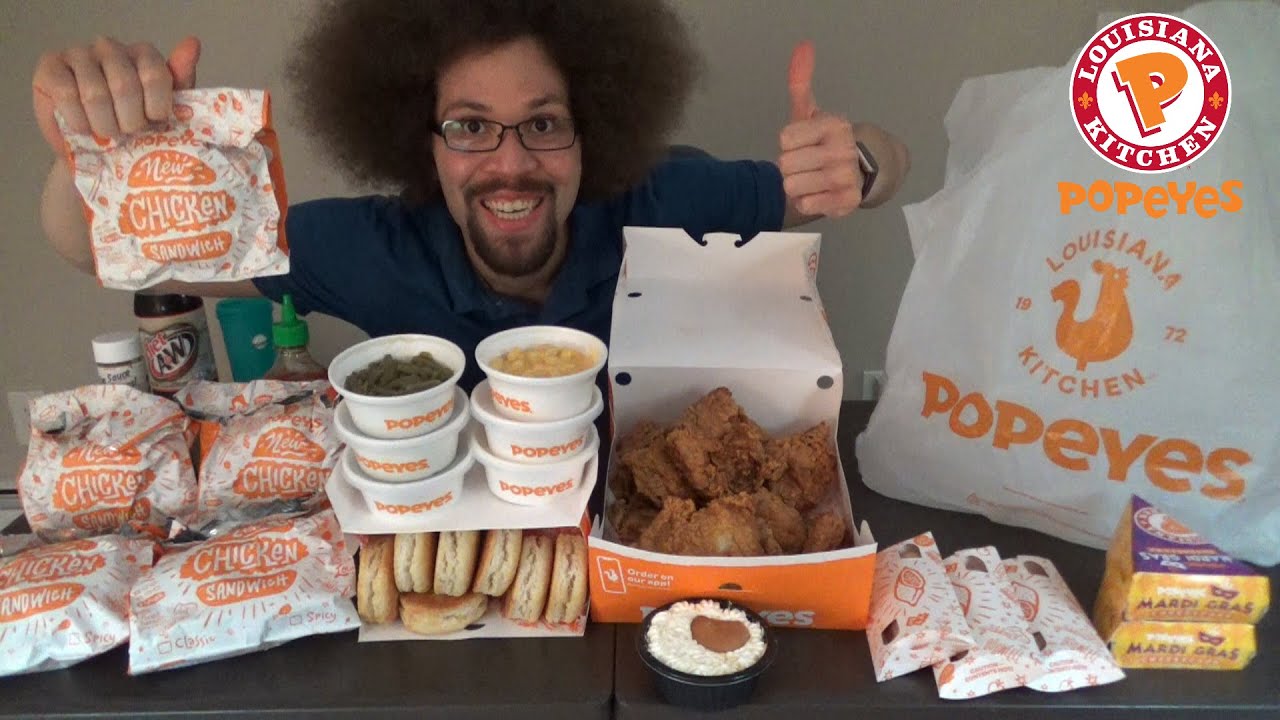 Popeyes Family Feast Challenge l 10,000 Calories