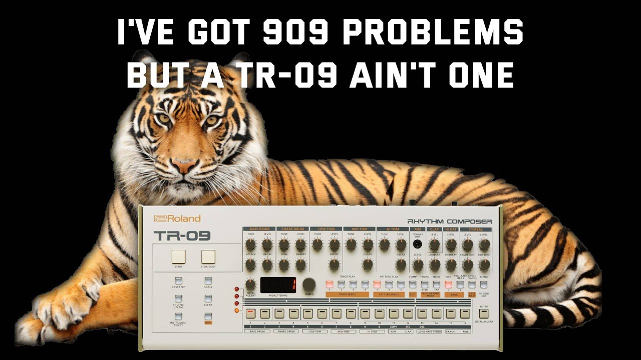 Удивительная серия обучающих программ TR-09 начинается здесь! - Roland Drum Machine, начало работ...