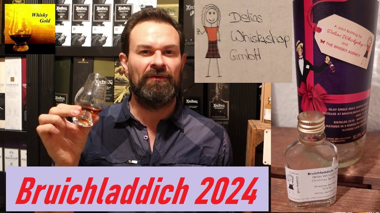 Bruichladdich 2010/2024 - Delias Christmas Series für Delias Whiskyshop (Whisky Verkostung Nr.810)