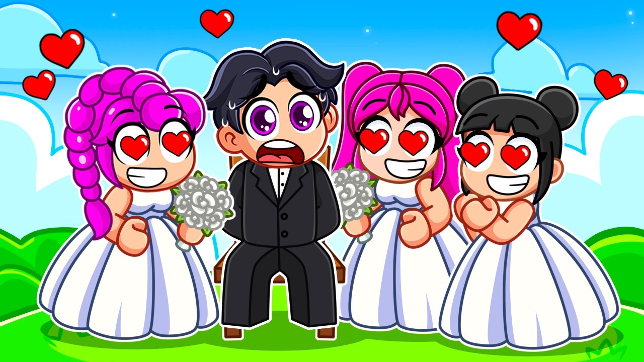 Huntrix get MARRIED in Roblox! (Kpop Demon Hunters)