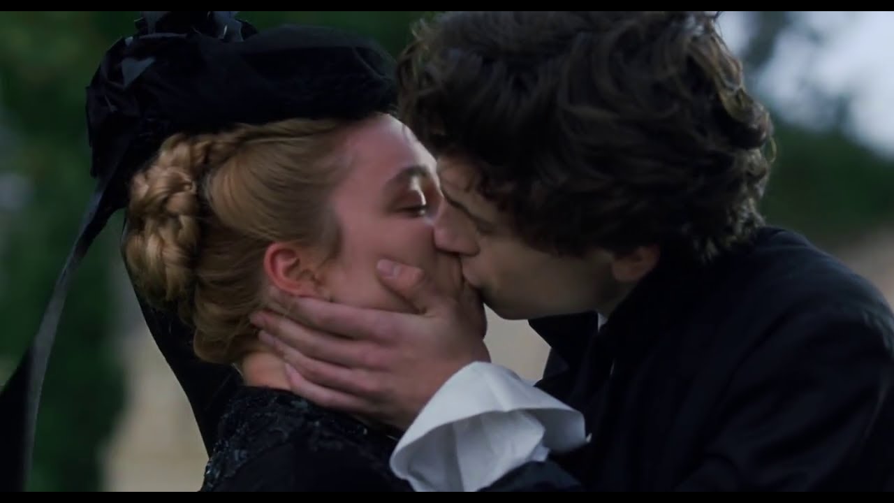 Amy and Laurie kiss scene : Little Women 2019 720p