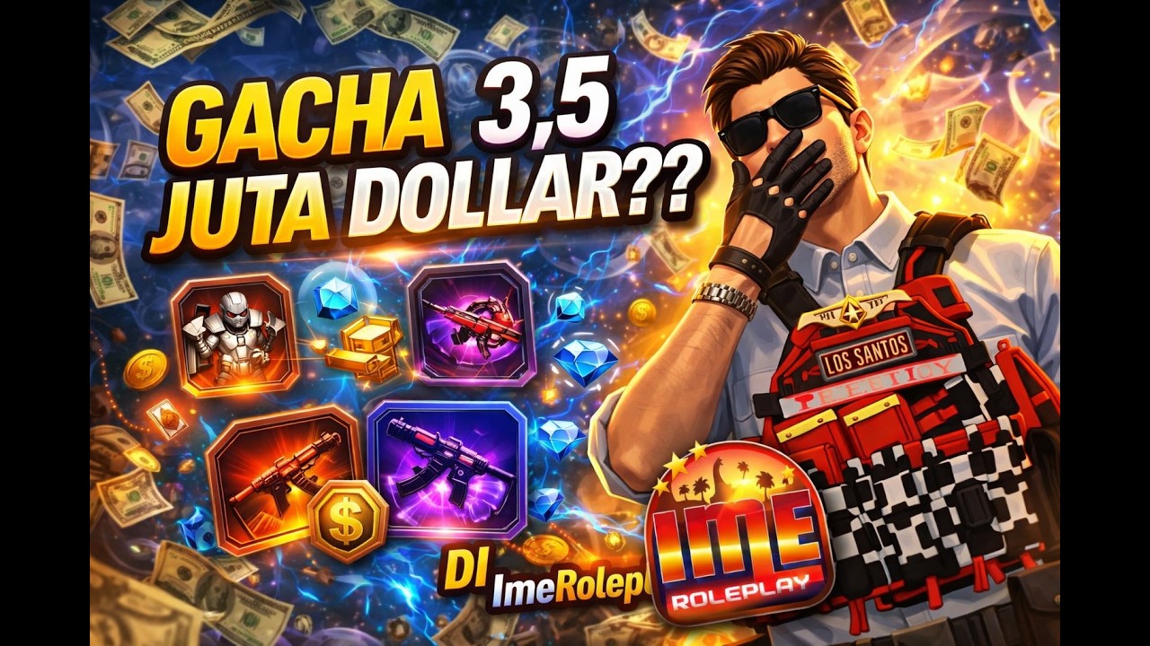GACHA 3,5 JUTA???? Bisa Dapet apa aja ya di ImeRoleplay #imeroleplay #burgenk #imerp #fivem #gtarp