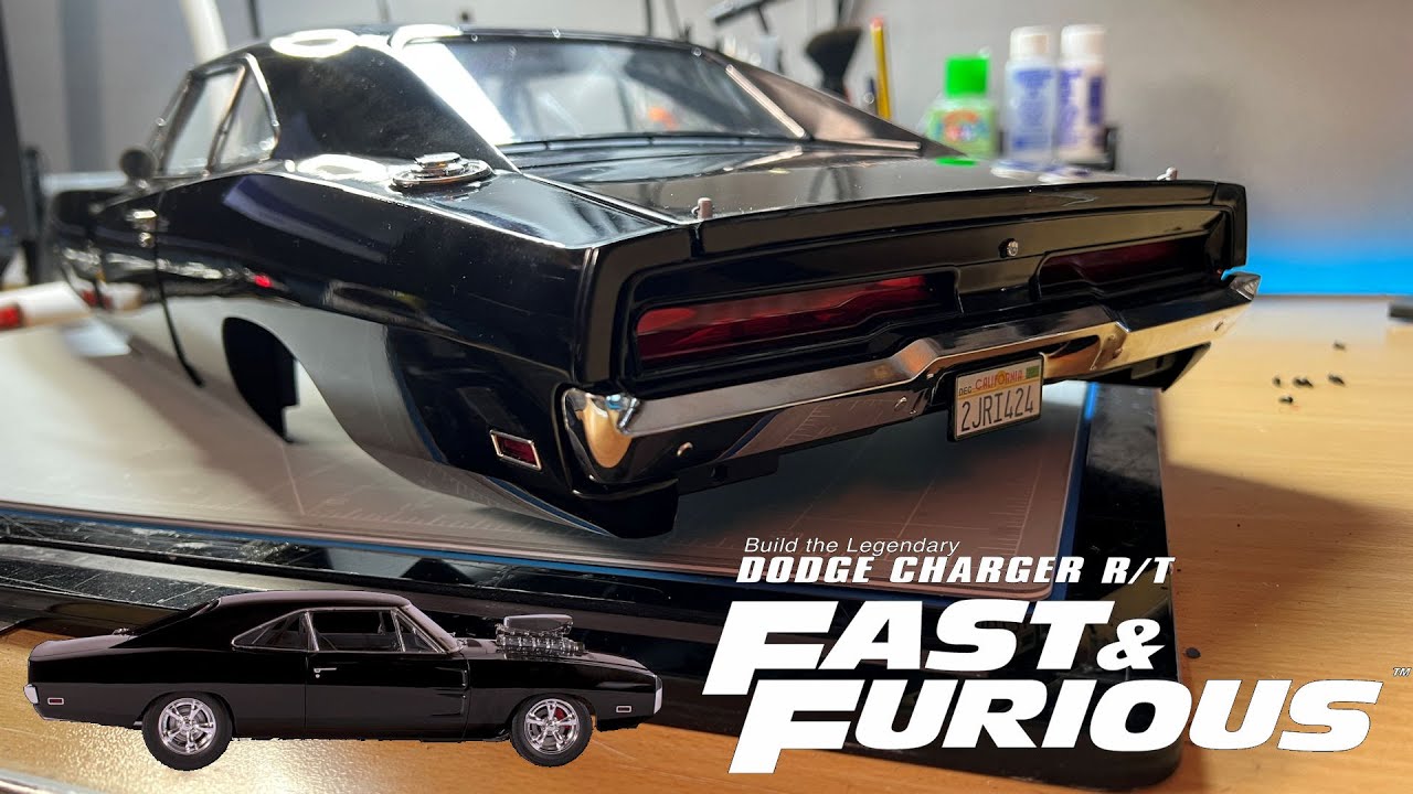 Build the Fast & Furious Dodge Charger R/T - Part 99,100,101 & 102 - Installing the Boot and Bumper