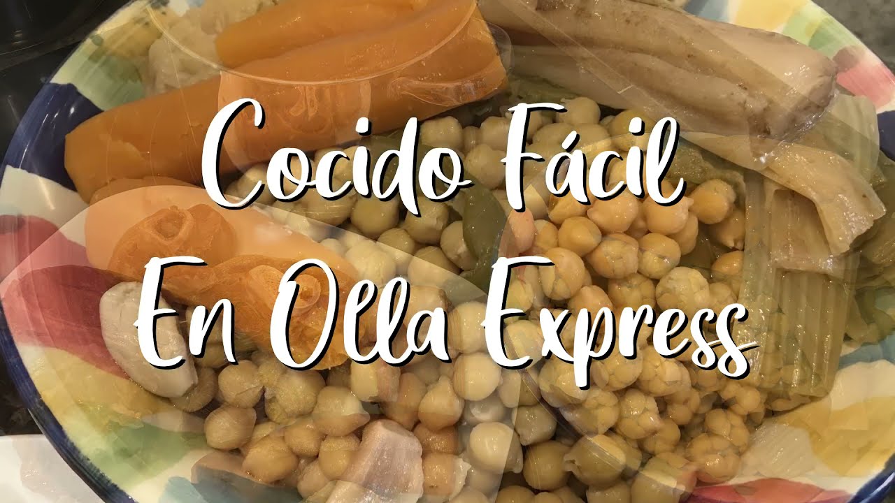 COCIDO en OLLA EXPRESS normal - Sin complicarse la vida