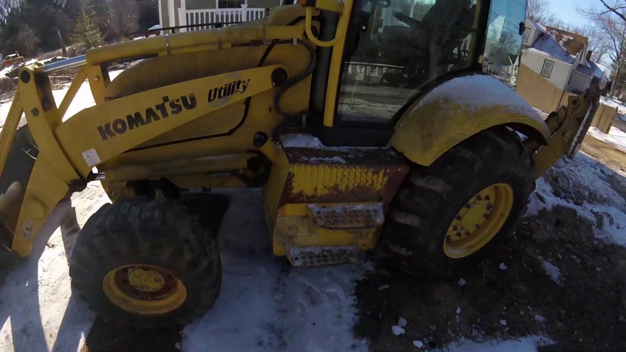 komatsu wb140 backhoe