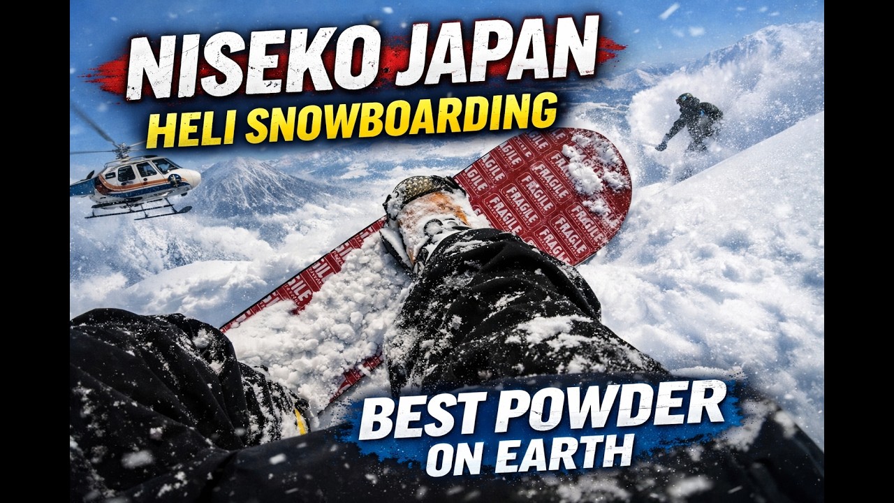 Niseko Japan Heli Snowboarding The Best Powder on Earth