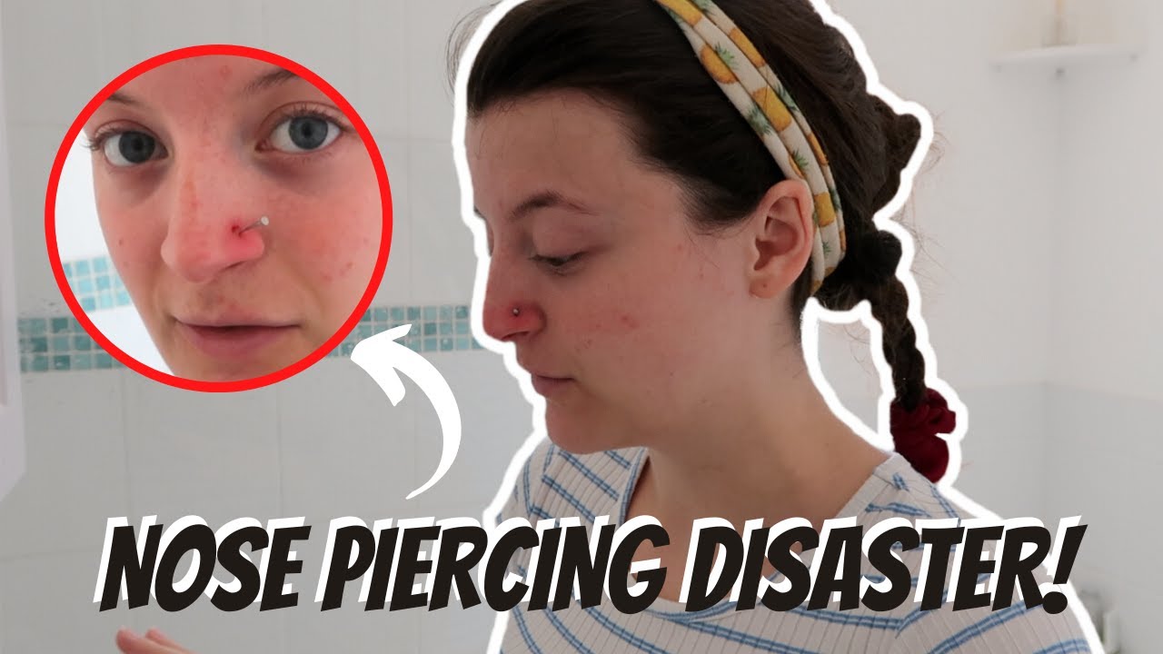 CHANGING MY NOSE PIERCING FOR THE FIRST TIME