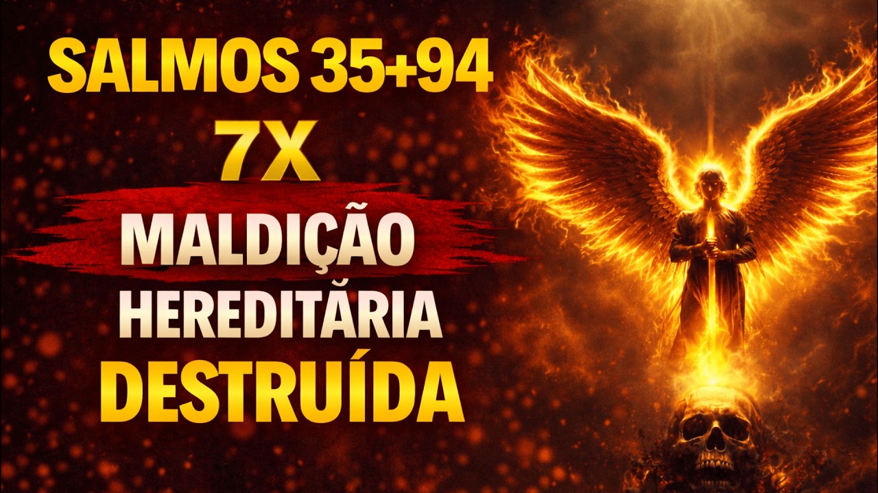 7 VEZES: Salmos 35 e 94 — Acabou o Ciclo! Toda Maldade de Família FOI DESTRUÍDA hoje ⚔️🔥