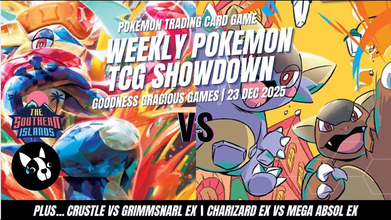 Pokémon TCG GYM Battle | Rogue Deck Tuesdays? Crustle, Greninja ex и Mega Kangaskhan в центре вни...