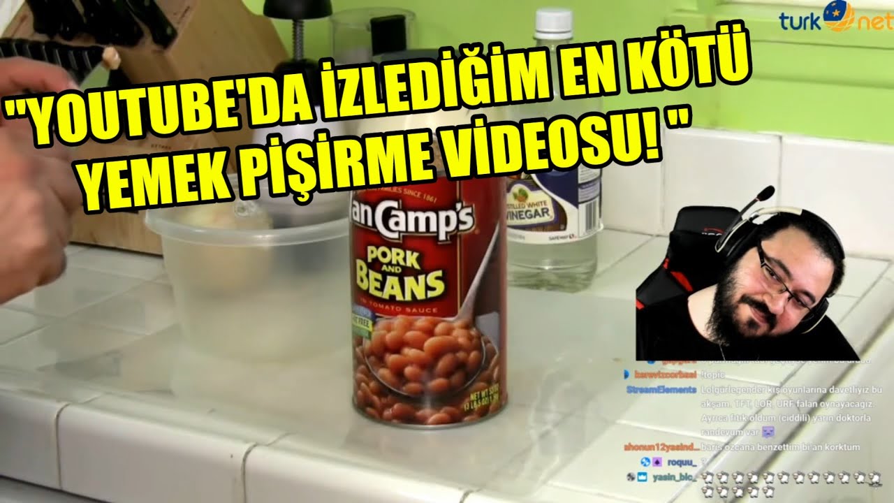JAHREİN EN KÖTÜ YEMEK PİŞİRME VİDEOSU İZLİYOR