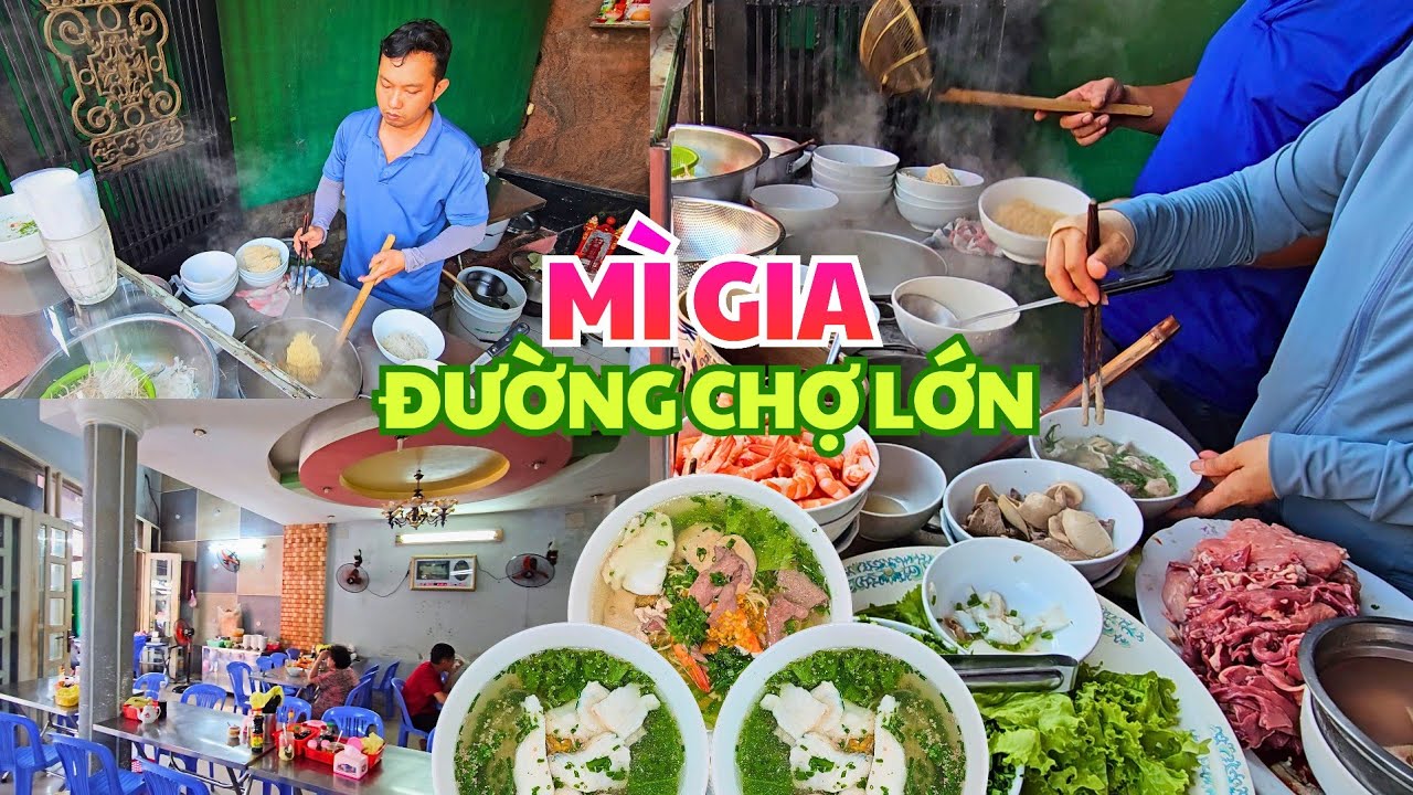 THƠM NGON HỦ TIẾU MÌ, Bún Gạo Chợ Lớn, hải sản Tôm, Cá Lóc rất tươi, thập cẩm đầy đủ TÔM, CÁ, CẬT.