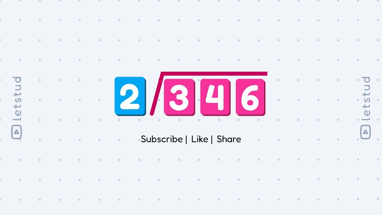 Long Division: 346 divided by 2 | Step-by-Step Math Lesson for Kids & Beginners