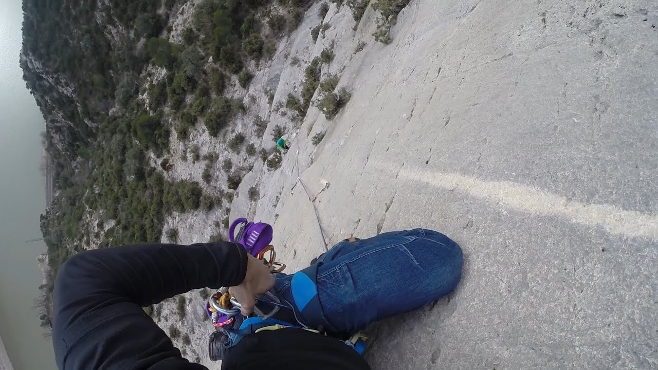 Vía Pas d'Estrés, Paret Bucòlica, Oliana GoPro Full HD
