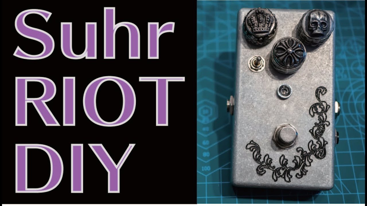 【Suhr RIOT】シルバーアクセ風ディストーション自作してみた！【自作FX】