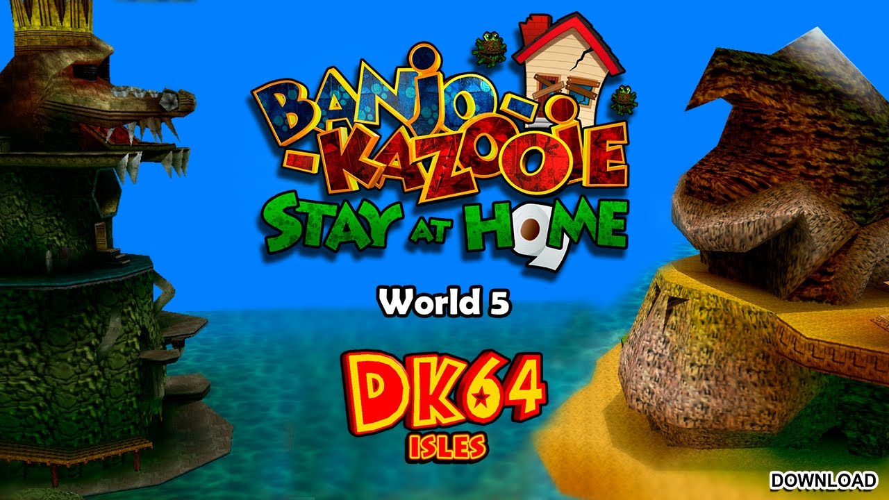 DONKEY KONG 64 in BANJO KAZOOIE - DK Isle 100%
