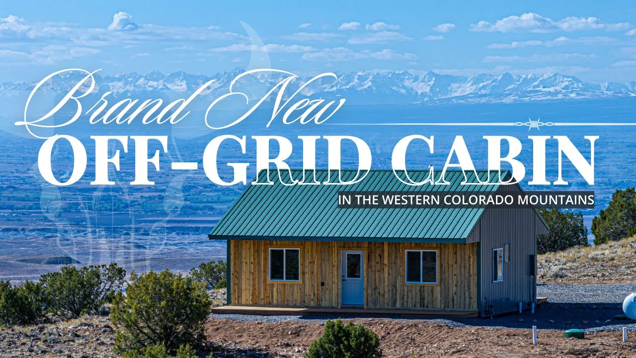 New Off-Grid Cabin on 36 Acres in Eckert, Colorado | Modern Features & Stunning Views!