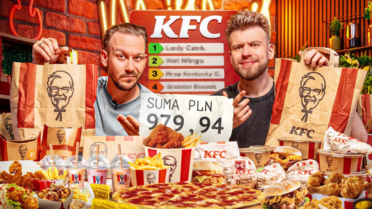 Spr&oacute;bowaliśmy CAŁE MENU z KFC