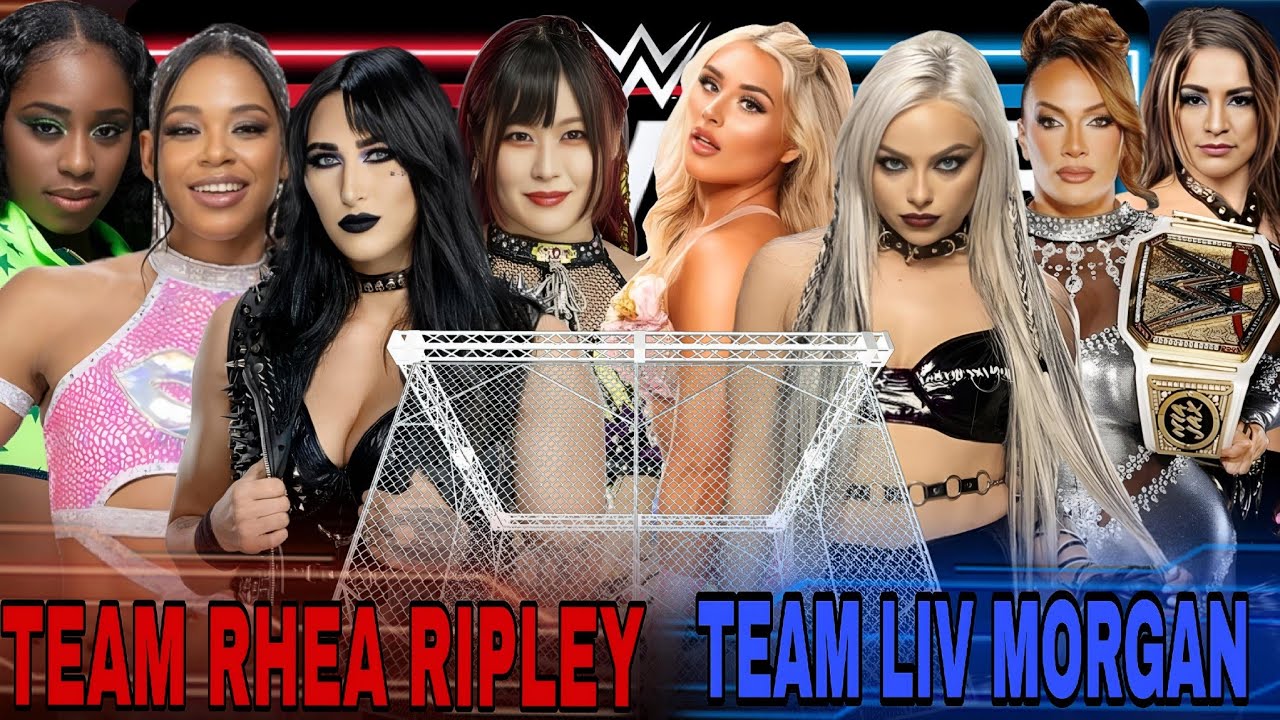 WWE 2K24 - Wargames Match - Team Rhea Ripley VS Team Liv Morgan | WWE Survivor Series